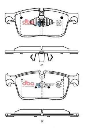 Disc Brakes Australia DBA DB15162SSEV SSEV Street Series Brake Pad Set Markdown