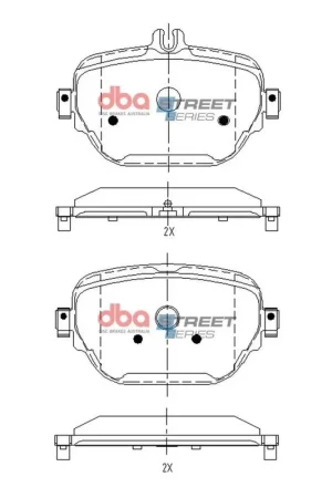 Disc Brakes Australia DBA DB15171SS Street Series Brake Pad Set Affordable