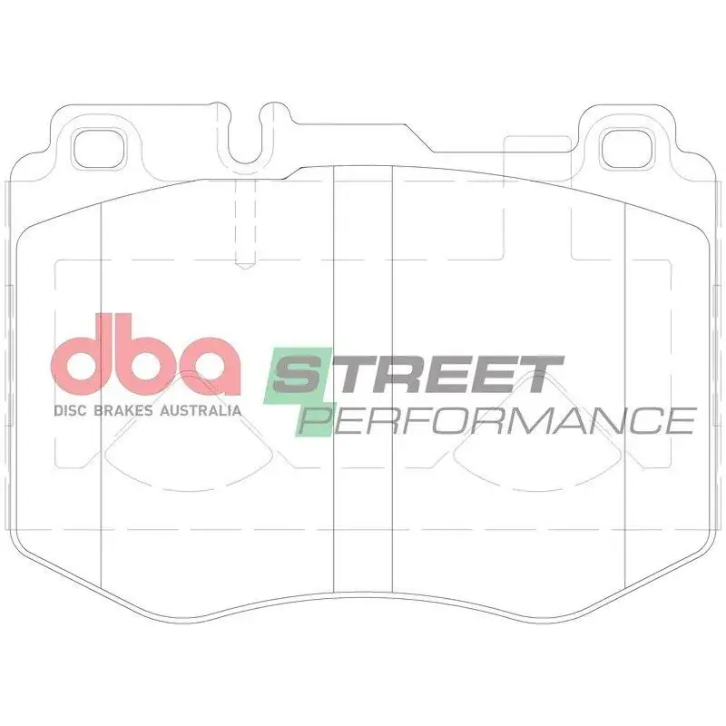 Disc Brakes Australia DBA DB15182SP Street Performance Brake Pad Set Flash Sale