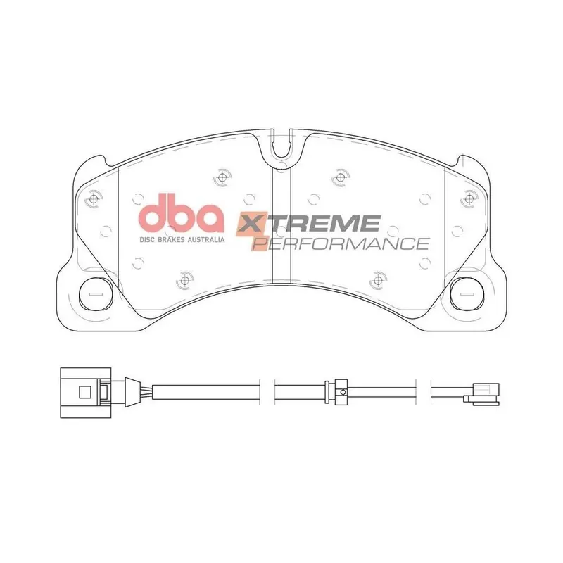 Disc Brakes Australia DBA DB15182XP Xtreme Performance Brake Pad Set Modern