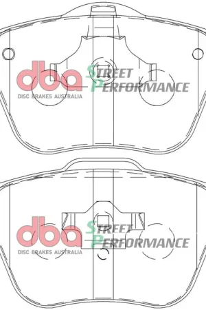 Viral Disc Brakes Australia DBA DB1658SP Street Performance Brake Pad Set