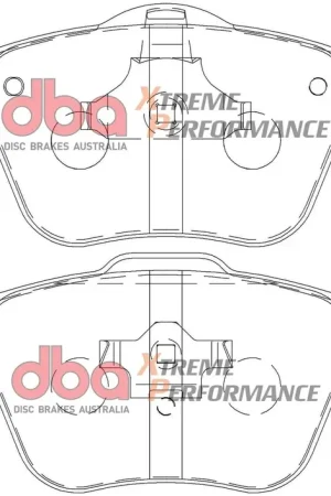 Disc Brakes Australia DBA DB1658XP Xtreme Performance Brake Pad Set Secure Checkout