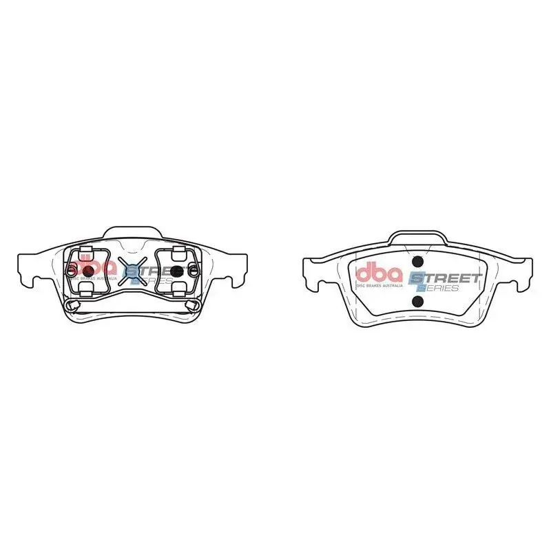 Disc Brakes Australia DBA DB1665SS Street Series Brake Pad Set Certified