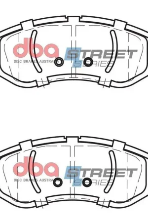 Genuine Disc Brakes Australia DBA DB1748SS Street Series Brake Pad Set