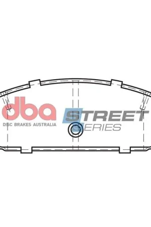 Disc Brakes Australia DBA DB1760SS Street Series Brake Pad Set Certified