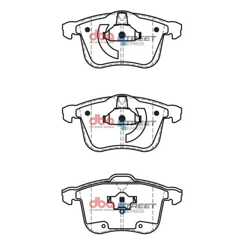 Disc Brakes Australia DBA DB1762SS Street Series Brake Pad Set Original