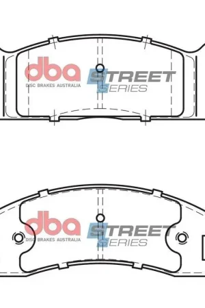 Disc Brakes Australia DBA DB1807SS Street Series Brake Pad Set Last Chance