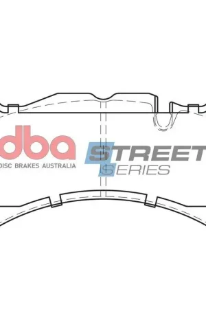 Disc Brakes Australia DBA DB1845SS Street Series Brake Pad Set Best Choice