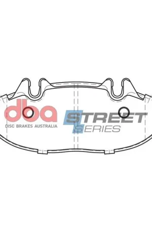 Premium Disc Brakes Australia DBA DB1965SS Street Series Brake Pad Set