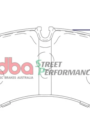 Disc Brakes Australia DBA DB1974SP Street Performance Brake Pad Set Same Day Shipping