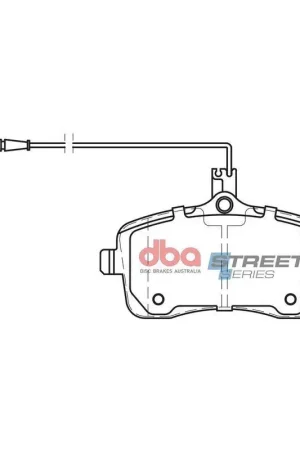 Deal Disc Brakes Australia DBA DB2025SS Street Series Brake Pad Set