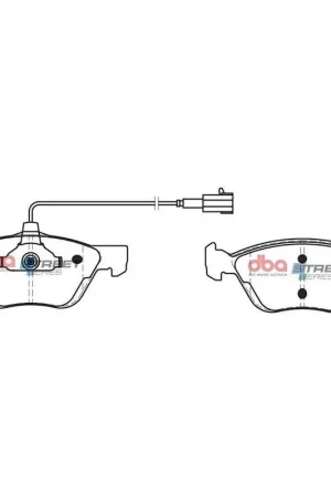 Hot Deal Disc Brakes Australia DBA DB2037SS Street Series Brake Pad Set