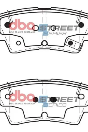 Holiday Sale Disc Brakes Australia DBA DB2076SSEV SSEV Street Series Brake Pad Set
