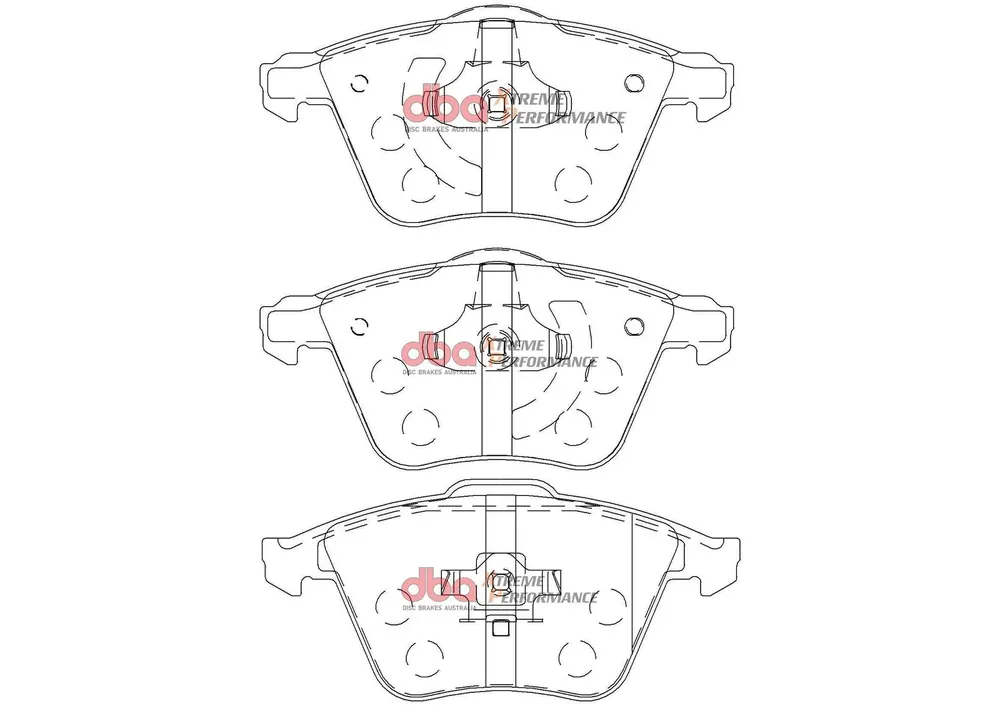 Disc Brakes Australia DBA DB2176XP Xtreme Performance Brake Pad Set Budget