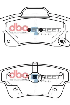 Disc Brakes Australia DBA DB2217SS Street Series Brake Pad Set Fresh Stock