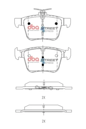 Best Price Disc Brakes Australia DBA DB2415SS Street Series Brake Pad Set