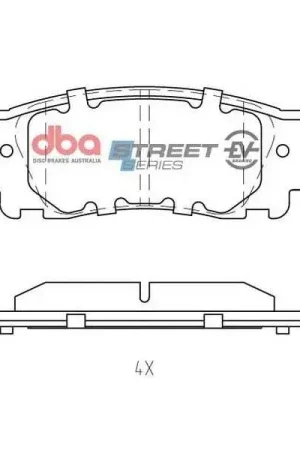 No Minimum Order Disc Brakes Australia DBA DB2419SSEV SSEV Street Series Brake Pad Set