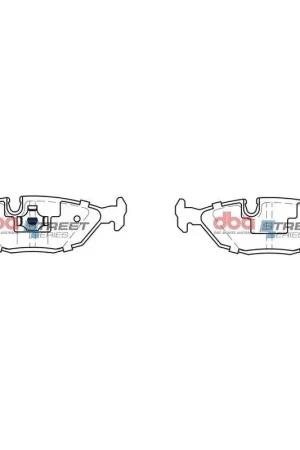 Disc Brakes Australia DBA DB296SS Street Series Brake Pad Set Direct From Factory