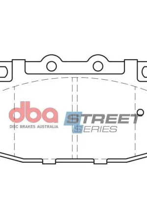 Disc Brakes Australia DBA DB416SS Street Series Brake Pad Set Modern