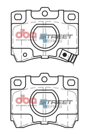 Fast Shipping Disc Brakes Australia DBA DB442SS Street Series Brake Pad Set