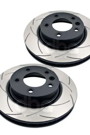 Disc Brakes Australia DBA DBA2244X Street Series X Gold Cross-Drilled Brake Disc Rotor Pair 330mm Money Back Guarantee