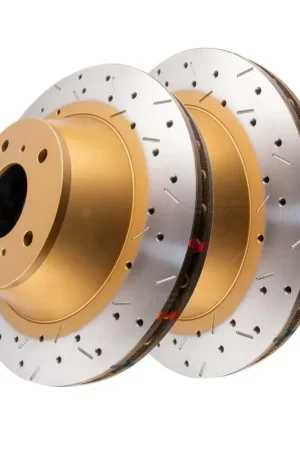 Viral Disc Brakes Australia DBA DBA4046BXS 4000 Series Cross-Drilled & Slotted Brake Disc Rotor Pair 328mm