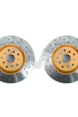 Disc Brakes Australia DBA DBA42120XS 4000 Series Cross-Drilled & Slotted Brake Disc Rotor Pair 320mm Money Back Guarantee