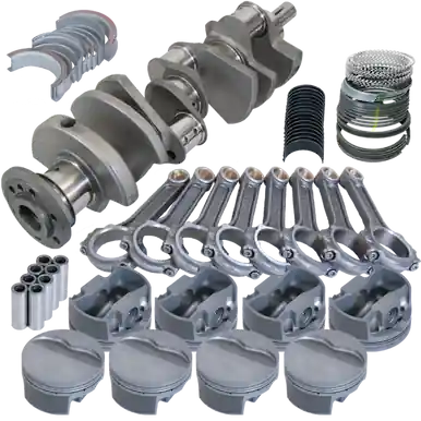 Eagle Pontiac 400 4.250in Crank 6.800in I-Beam Rods -6cc Flat Top 4.185in Pistons Rotating Assembly - 615004185 Price Drop