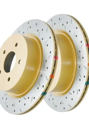 Disc Brakes Australia DBA DBA42309XS 4000 Series Cross-Drilled & Slotted Brake Disc Rotor Pair 308mm Direct From Factory