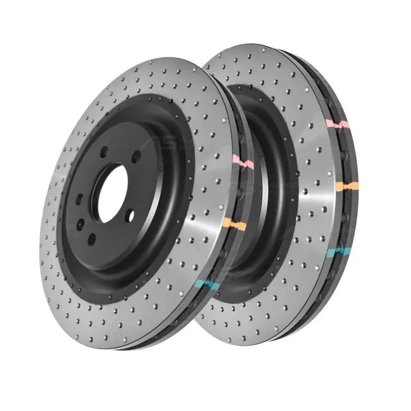 Disc Brakes Australia DBA DBA42363XD 4000 Series Cross-Drilled & Dimpled Brake Disc Rotor Pair Money Back Guarantee