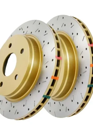 Disc Brakes Australia DBA DBA42442XS 4000 Series Cross-Drilled & Slotted Brake Disc Rotor Pair 336mm Mega Sale