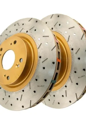 While Supplies Last Disc Brakes Australia DBA DBA42500XS 4000 Series Cross-Drilled & Slotted Brake Disc Rotor Pair 300mm