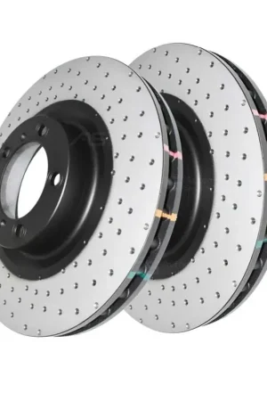 Modern Disc Brakes Australia DBA DBA42592XD 4000 Series Cross-Drilled & Dimpled Brake Disc Rotor Pair 360mm