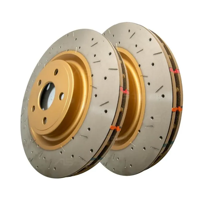 Must Have Disc Brakes Australia DBA DBA42632XS 4000 Series Cross-Drilled & Slotted Brake Disc Rotor Pair 380mm