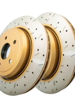 Don’t Miss Out Disc Brakes Australia DBA DBA42633XS 4000 Series Cross-Drilled & Slotted Brake Disc Rotor Pair 350mm