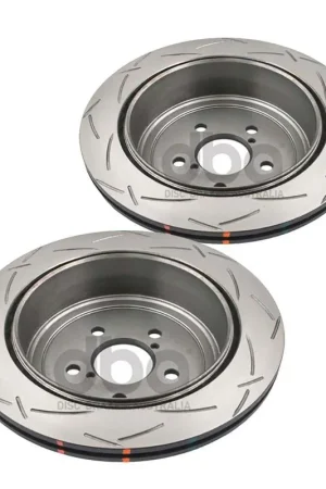 Disc Brakes Australia DBA DBA42663XS-10 4000 Series Cross-Drilled & Slotted Brake Disc Rotor Pair 290mm Latest