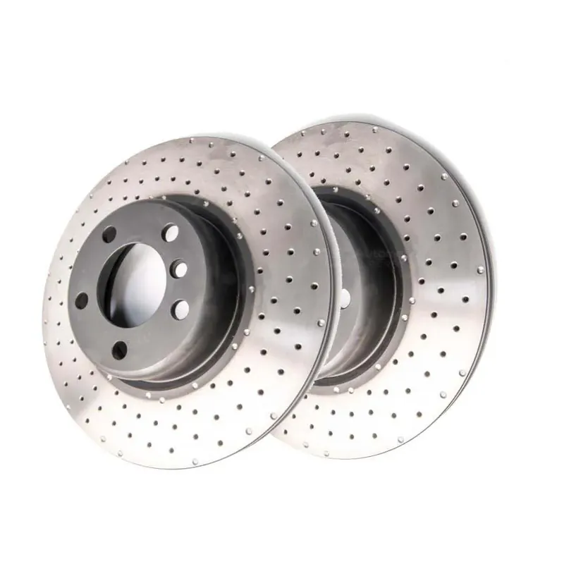 Disc Brakes Australia DBA DBA42676XD 4000 Series Cross-Drilled & Dimpled Brake Disc Rotor Pair Seasonal Sale