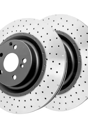 Premium Disc Brakes Australia DBA DBA42690XD 4000 Series Cross-Drilled & Dimpled Brake Disc Rotor Pair 360mm