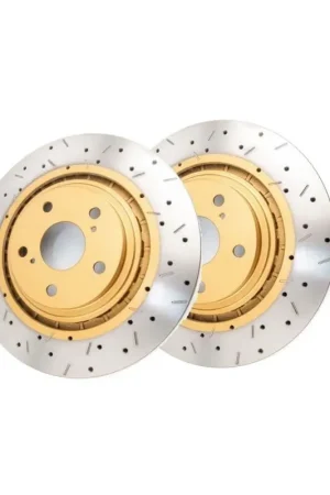 Disc Brakes Australia DBA DBA42748XS 4000 Series Cross-Drilled & Slotted Brake Disc Rotor Pair 328mm Top Rated