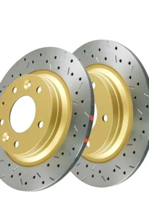 Direct From Factory Disc Brakes Australia DBA DBA42951XS 4000 Series Cross-Drilled & Slotted Brake Disc Rotor Pair 280mm