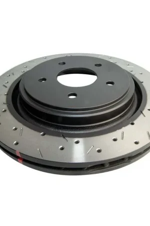 Best Price Disc Brakes Australia DBA DBA42991BLKXS 4000 Series Cross-Drilled & Slotted Black Brake Disc Rotor Pair