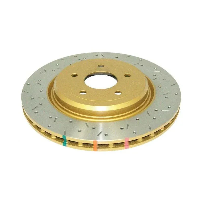 Free Shipping Disc Brakes Australia DBA DBA42993XS 4000 Series Cross-Drilled & Slotted Brake Disc Rotor Pair