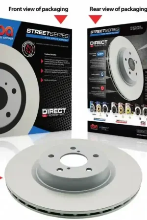 Crafted Disc Brakes Australia DBA DBA4714XS 4000 Series Cross-Drilled & Slotted Brake Disc Rotor Pair 238mm