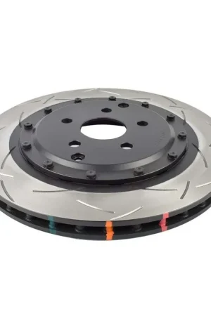 Instant Buy Disc Brakes Australia DBA DBA52069BLKS 5000 T3 Cross-Drilled & Dimpled Brake Disc Rotor Pair Black Hat