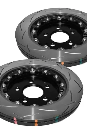 Hot Picks Disc Brakes Australia DBA DBA52165BLKS 5000 Series T3 Slotted Brake Disc Rotor Pair Black Hat 330mm