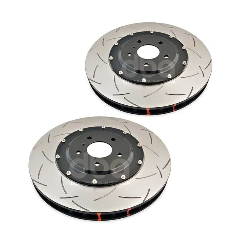 Disc Brakes Australia DBA DBA52320BLKXS 5000 Series Cross-Drilled & Slotted Brake Disc Rotor Pair Black Hat 380mm Trending