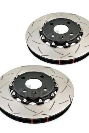 Grab Now Disc Brakes Australia DBA DBA52355BLKS 5000 Series T3 Slotted Brake Disc Rotor Pair Black Hat 288mm