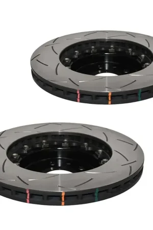 Disc Brakes Australia DBA DBA52366BLKS 5000 Series T3 Slotted Brake Disc Rotor Pair Black Hat 340mm Grab Now