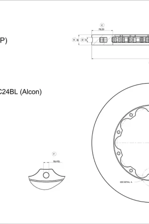 Disc Brakes Australia DBA DBA52372.1 5000 Series HD Brake Disc Floating Rotor Pair Low Price
