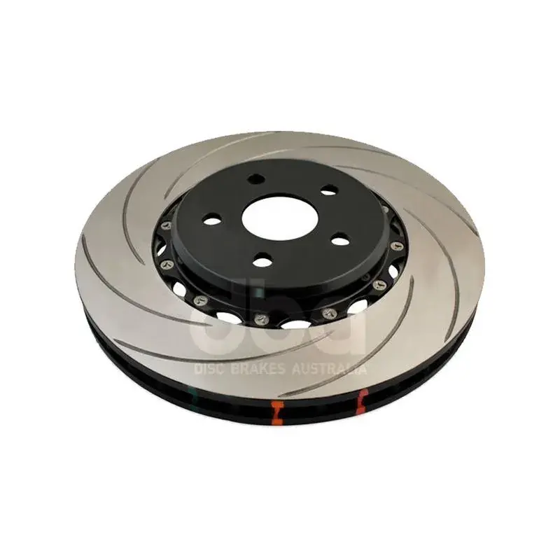 Disc Brakes Australia DBA DBA52388BLKCSL 5000 Series Curved Slot Brake Disc Rotor Single Left Black Hat 350mm Special Discount